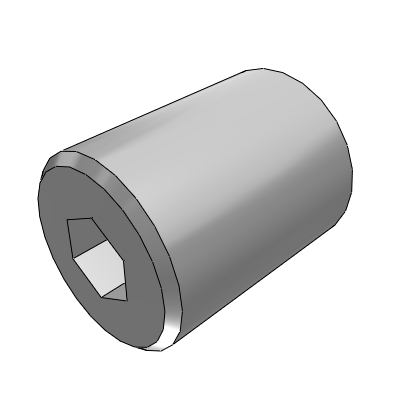 Guide shaft, hexagonal hole type, internal thread type