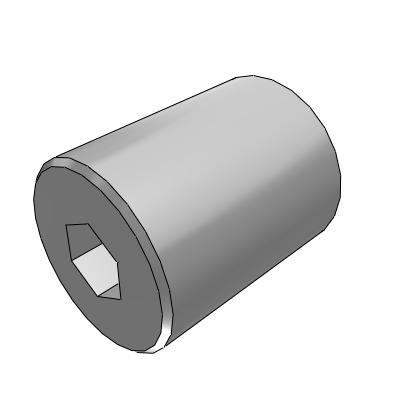 Guide shaft, hexagonal hole type, external thread type