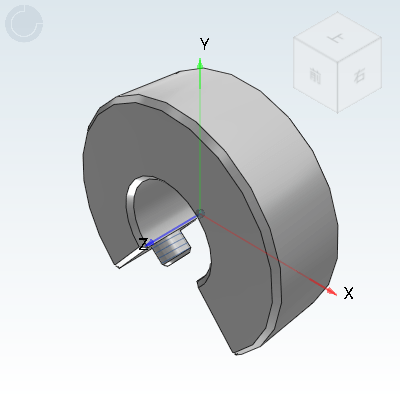 Fixed ring for cylindrical guide rail/Rail locking type/For fixing guide rails