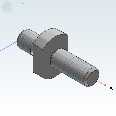 Economic cantilever pin · External thread installation type · With external thread type · Standard type