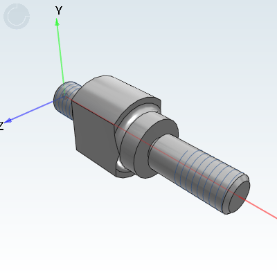 Economic cantilever pin · External thread installation type · With external thread type · Step type