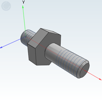 Economic cantilever pin · external thread installation type · with external thread type · hexagonal type