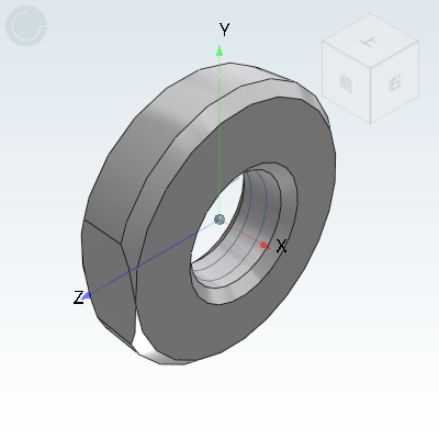Round stopper, screw hole type, size specification