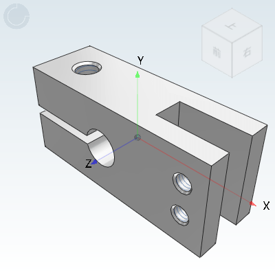 Pillar fixing clamp/reducer parallel/square circular axis universal type