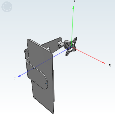 Economical reinforced display bracket universal keyboard single monitor wall mounted keyboard non foldable fixed type • ordinary type • armless/single arm