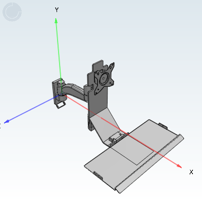 Economical monitor bracket · Universal keyboard/Single monitor/Wall mounted installation · Fixed type · Ordinary type · Single arm