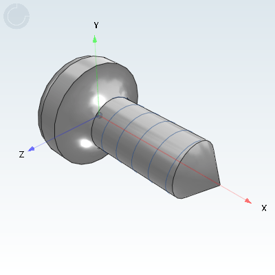 Cross-head self-tapping screw