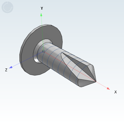 Cross round head Wasi drill tail screw