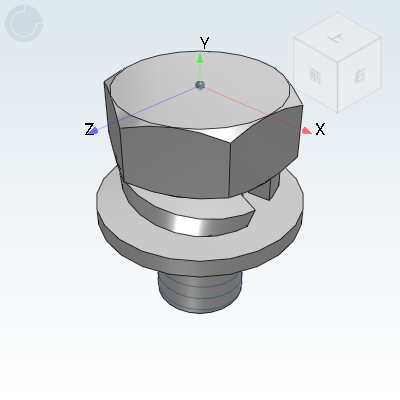 Hexagon socket head combination screw