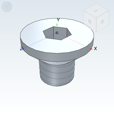 Hexagon socket countersunk head screw