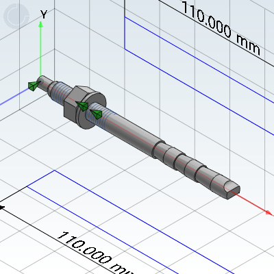 Special inverted cone anchor bolt