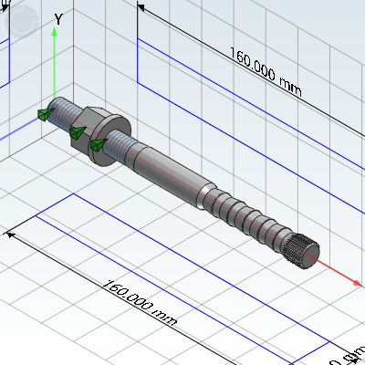 Special inverted cone anchor bolt