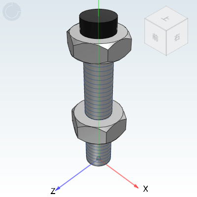 六角头带挡块螺栓·调节型·平头型