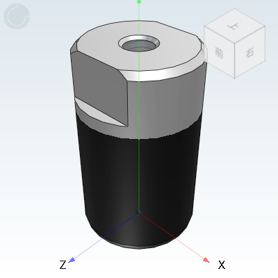 Cylindrical head stopper fixing seat/External thread type/Internal thread type
