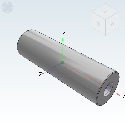 Step parallel pin and through hole thread