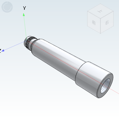 Dispensing syringe, round mouth type