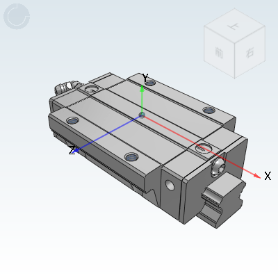 Economical high-assembled high-profile linear guide, ordinary grade, light preload (FC): 0～0.02C, super heavy-duty type, slider flange type, not interchangeable