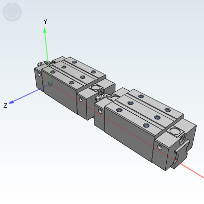 Roller linear guide advanced/precision grade heavy preloading (F1) 0.07~0.09C slider standard type · interchangeable