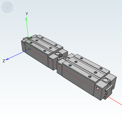 Roller linear guide advanced/precision grade heavy preloading (F1) 0.07~0.09C slider extended type · interchangeable