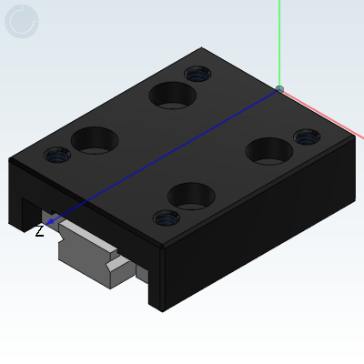 Cross roller slide table • screw hole type