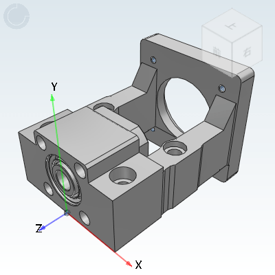 Screw support assembly/square height type/integrated transmission seat
