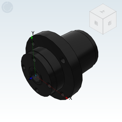Bearing with seat/Guide flange type/Backward combined radial bearing + deep groove ball bearing