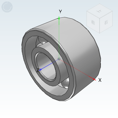 Plastic bearing without dust cover