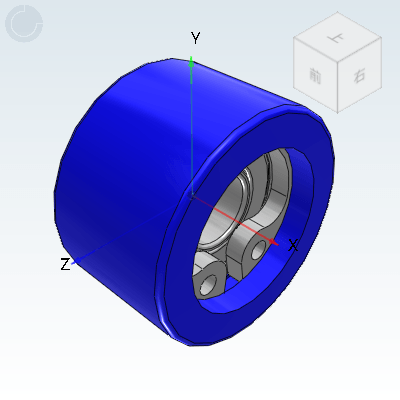 Engineering plastic bearing - cylindrical type