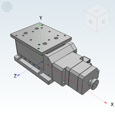 Economical Motorized Stage Cross-roller-guided Position Repeatability ±1μm Z-axis · Built-in photoelectric switch