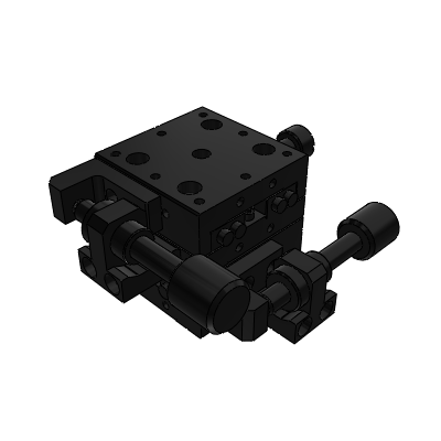 Manual displacement table · Feed screw drive type · XY axis · Cross roller guide type