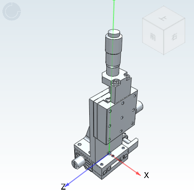 Linear ball guided manual stage Precision type Micrometer feed type XZ axis
