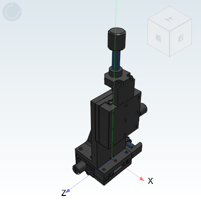 Linear ball guided manual stage Precision type Feed screw drive type XZ axis