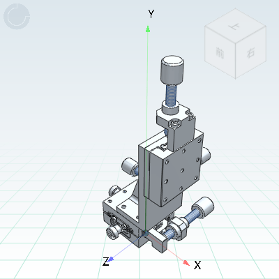 Linear Ball Guided Manual Stage Precision Type Feed Screw Drive Type XYZ Axis Thin Type