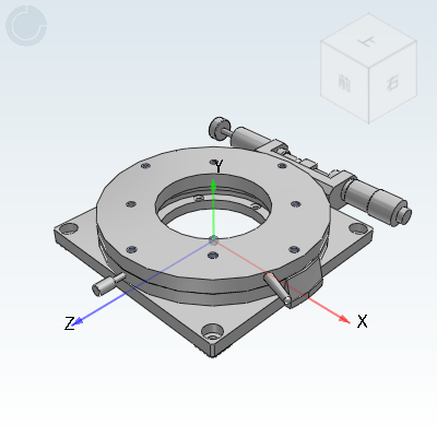 Rotary manual shift table: precision type, cross roller bearing type/precision type, shaft with copper sleeve type