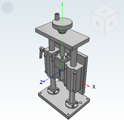 Large stroke coarse adjustment stage Linear bearing type Z axis