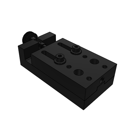Easy adjustment and assembly ?¡è Simple screw type ?¡è X axis ?¡è Key guide type