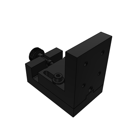Easy adjustment and assembly ?¡è Simple screw type ?¡è X axis ?¡è Key guide type