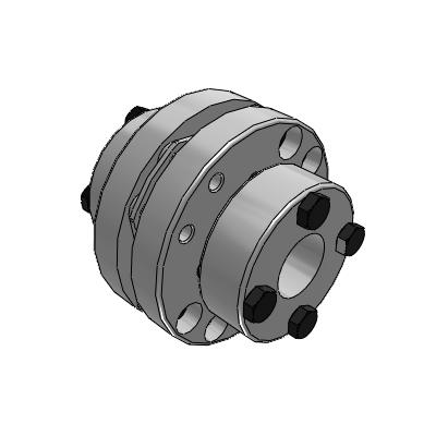 Diaphragm keyless coupling ?¡è single diaphragm