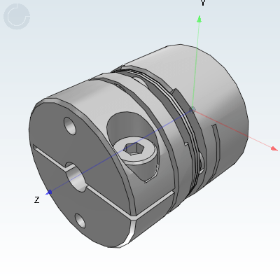 膜片式联轴器·高刚性高速度·铝合金·螺钉夹紧型