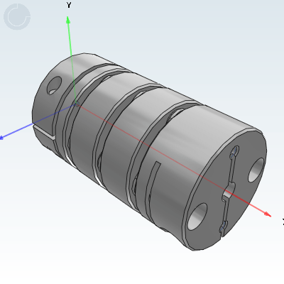 膜片式联轴器·铝合金·三膜片·螺钉夹紧型