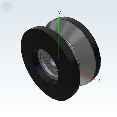 Guide wheel Vtype