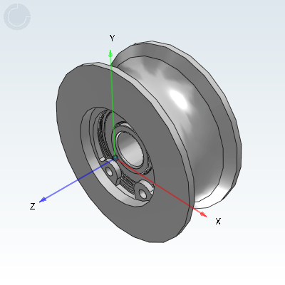 R-shaped guide wheel