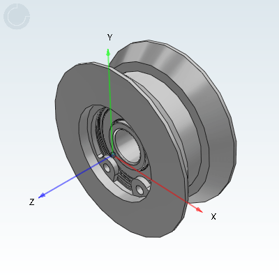 Y-shaped guide wheel