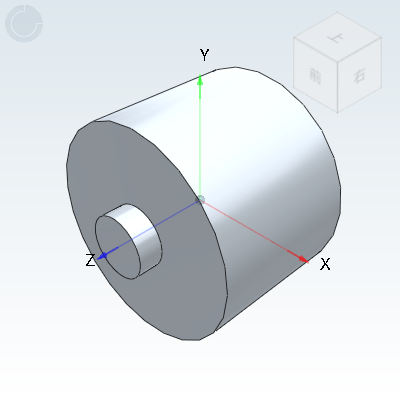Pulley with shaft flat belt