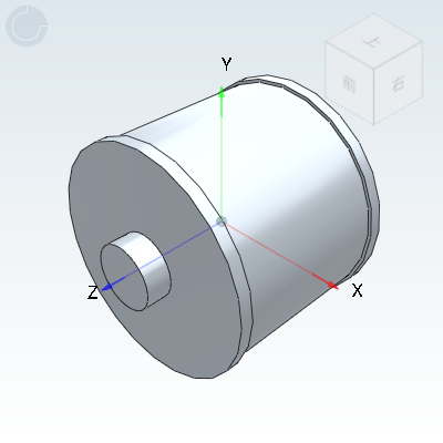 Pulley with shaft flat belt, with flange type
