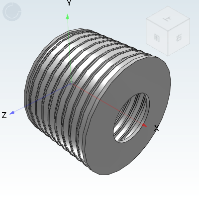 Circular sewn nylon fabric/fireproof fabric for organ cover
