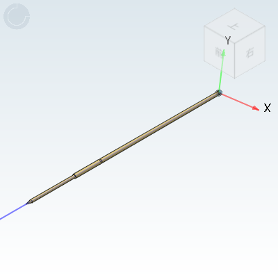 Probe ICT test Standard type, minimum mounting center distance 40mil/1.00mm