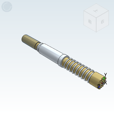 Integral Probe / Nut for Integral Probe High Current Probe Standard Type Minimum Mounting Center Distance 100mil/2.56mm