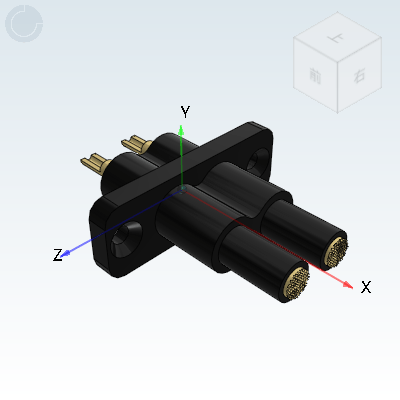 Integral probe High-current probe Minimum mounting center distance 3.96mm and maximum stroke 12mm