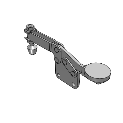 Quick clamps. Straight base. Horizontal compression